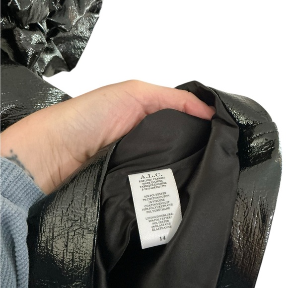 A.L.C. Black Mini Dress with Chic Design - Picture 7 of 8